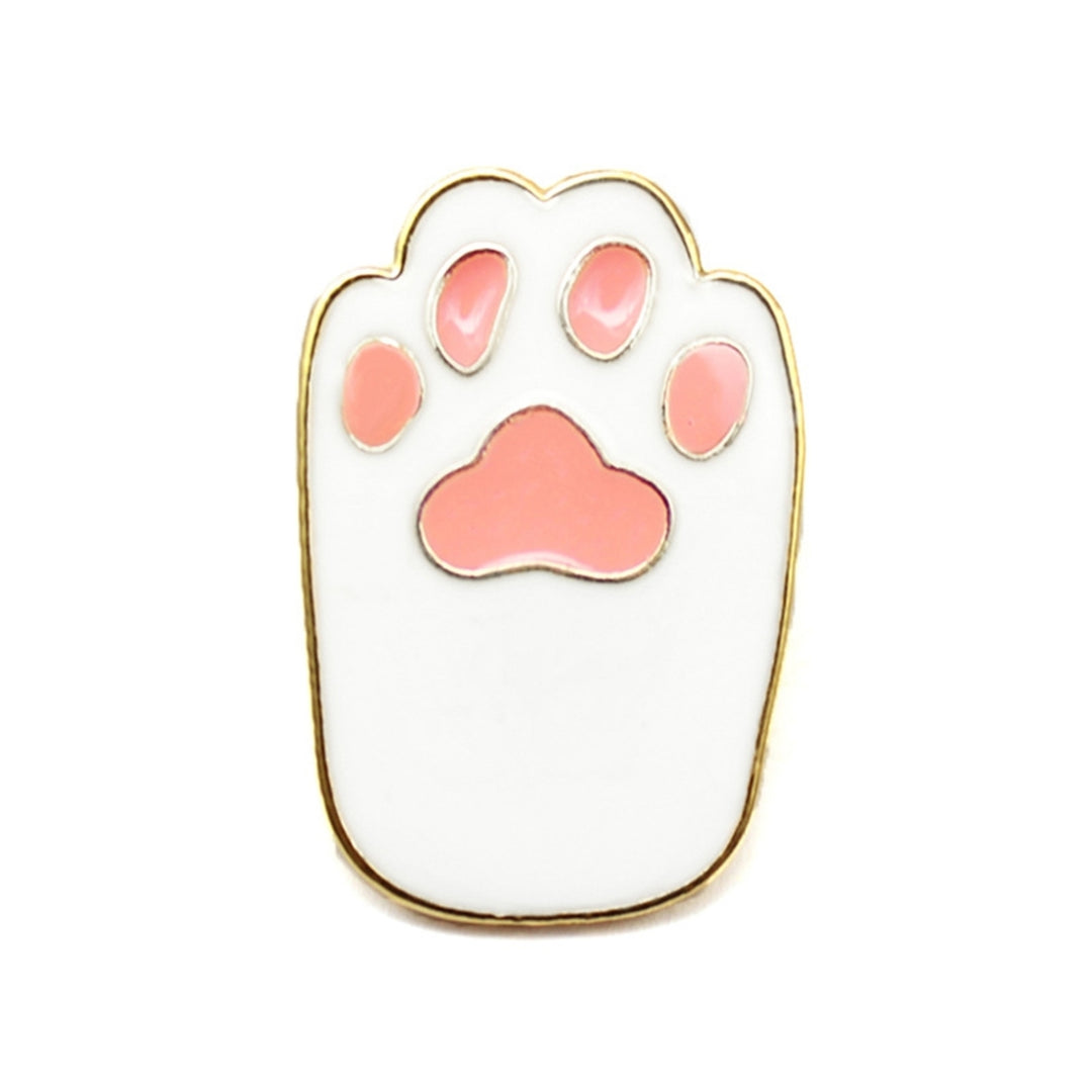 Brooch Animals Paw Shape Clothes Decor Cartoon Style Stylish Brooch Pin for Bag Image 3