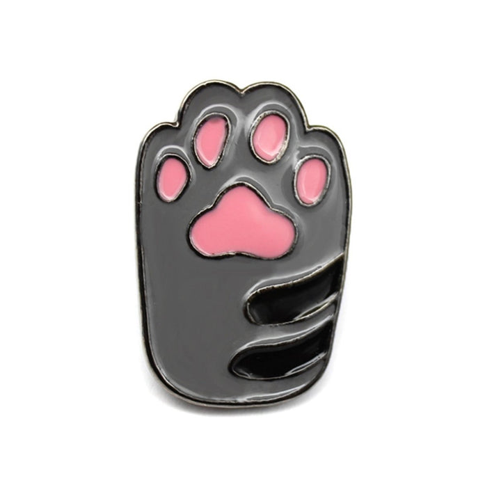 Brooch Animals Paw Shape Clothes Decor Cartoon Style Stylish Brooch Pin for Bag Image 1