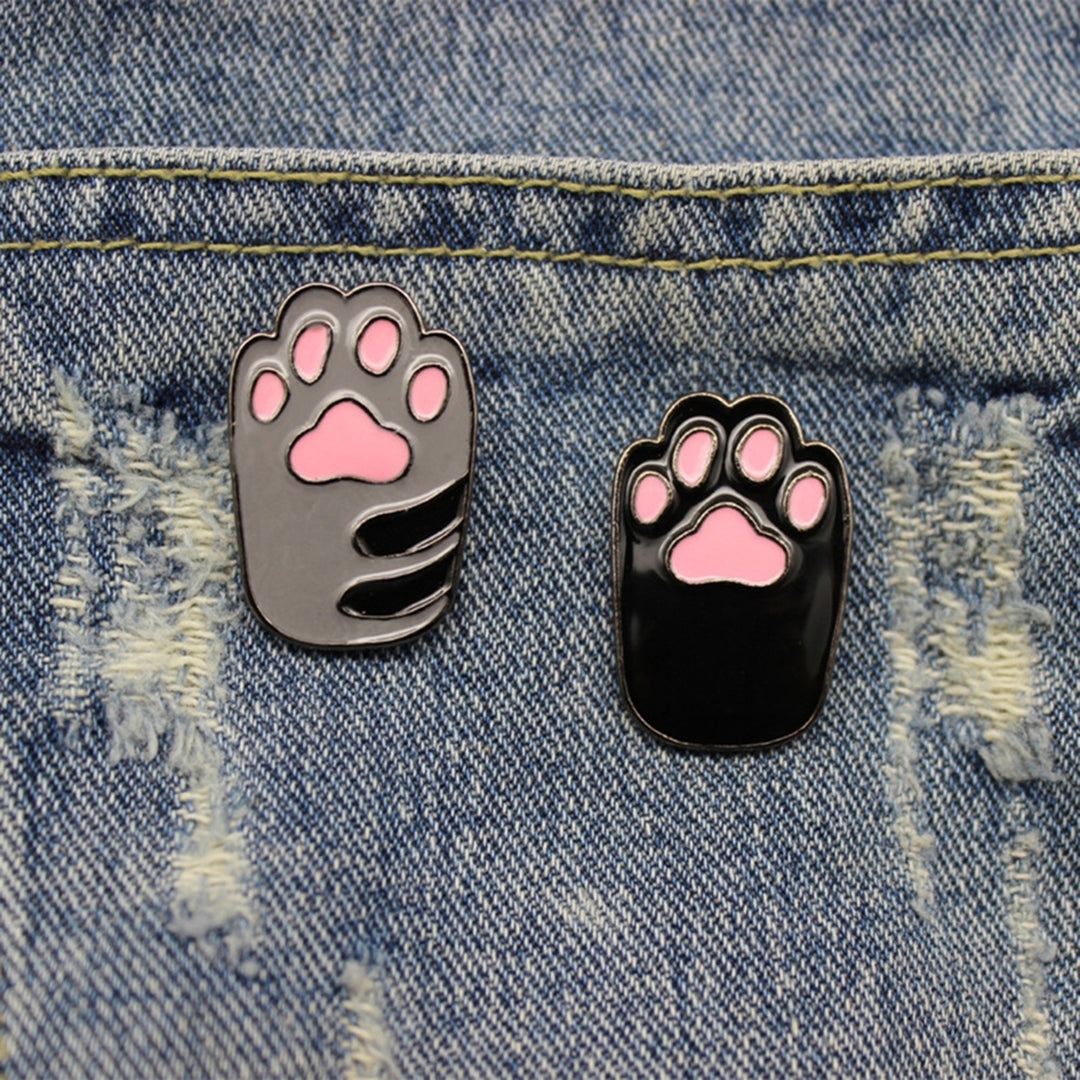 Brooch Animals Paw Shape Clothes Decor Cartoon Style Stylish Brooch Pin for Bag Image 7