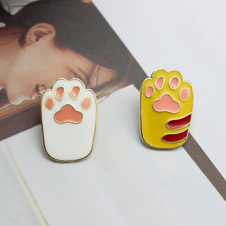 Brooch Animals Paw Shape Clothes Decor Cartoon Style Stylish Brooch Pin for Bag Image 12