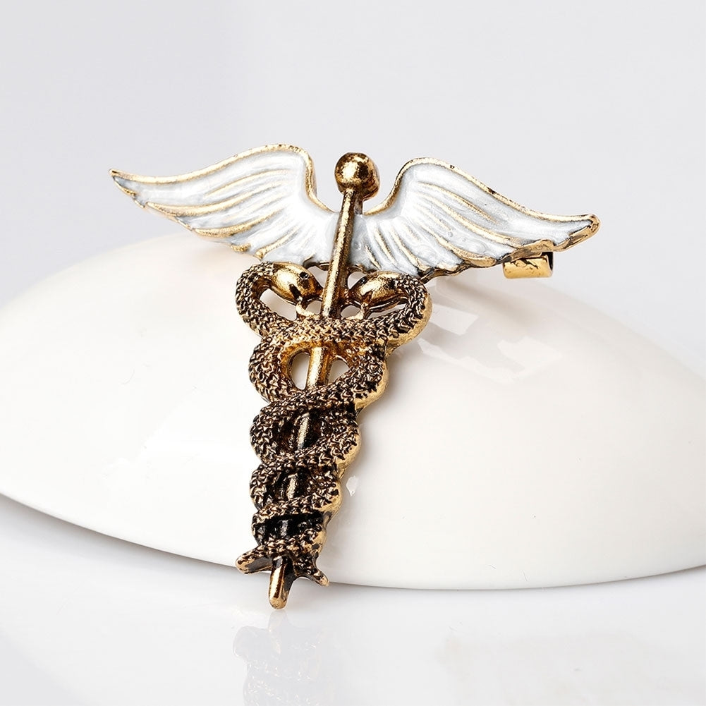 Retro Snake Wings Alloy Womens Brooch Pin Sweater Coat Clothes Bag Ornament Image 4