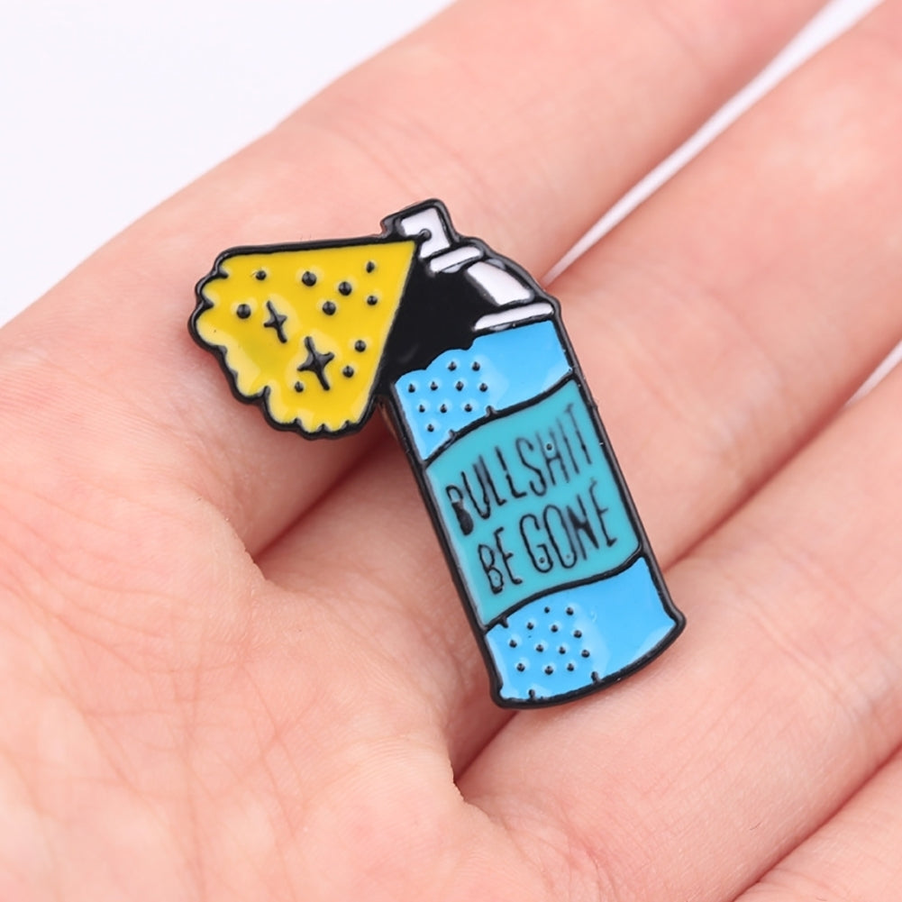 Fashion Unisex Beverage Bottle Brooch Pin Enamel Coat Jacket Denim Jewelry Image 6