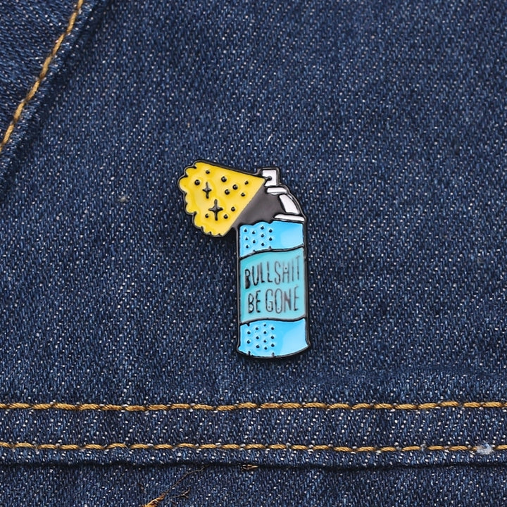 Fashion Unisex Beverage Bottle Brooch Pin Enamel Coat Jacket Denim Jewelry Image 10