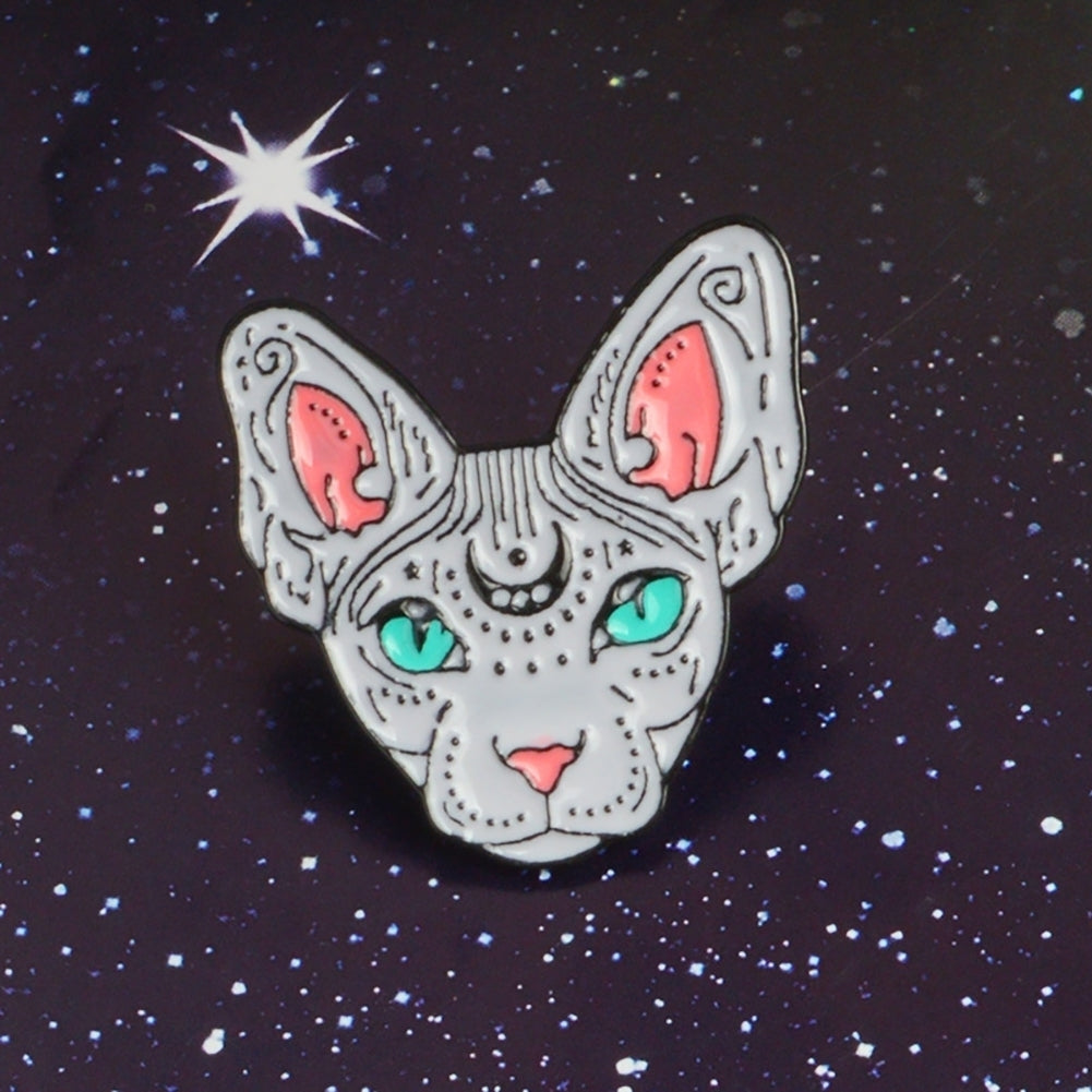 Fashion Men Women Cat Lapel Brooch Pin Enamel Coat Jacket Denim Badge Jewelry Image 6