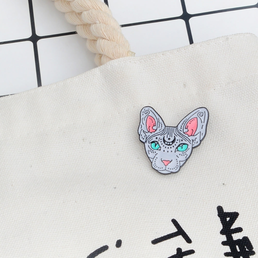 Fashion Men Women Cat Lapel Brooch Pin Enamel Coat Jacket Denim Badge Jewelry Image 11