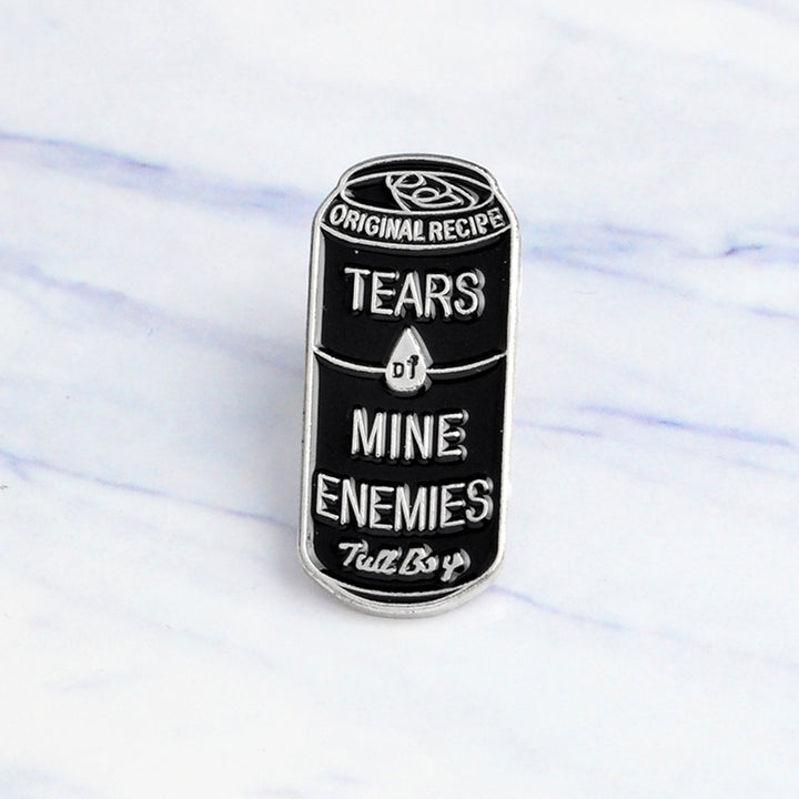 Women Men Can Shape Enamel Tears of Mine Enemies Lapel Button Pin Badge Brooch Image 7