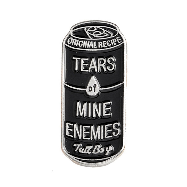 Women Men Can Shape Enamel Tears of Mine Enemies Lapel Button Pin Badge Brooch Image 9