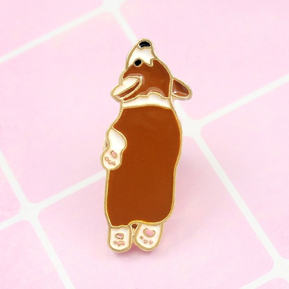 Cartoon Dog Paw Enamel Brooch Pin Denim Jacket Backpack Badge Jewelry Decor Image 2