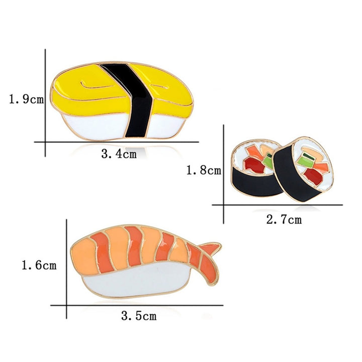 Kawaii Sushi Brooch Pin Japanese Food Enamel Badge Jeans Hat Jewelry Decor Gift Image 8