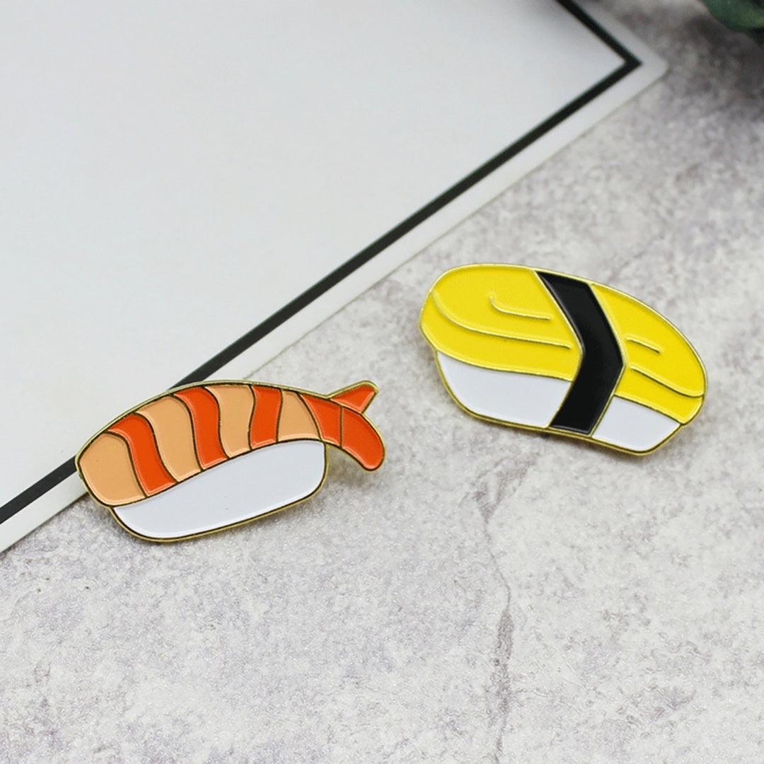 Kawaii Sushi Brooch Pin Japanese Food Enamel Badge Jeans Hat Jewelry Decor Gift Image 9