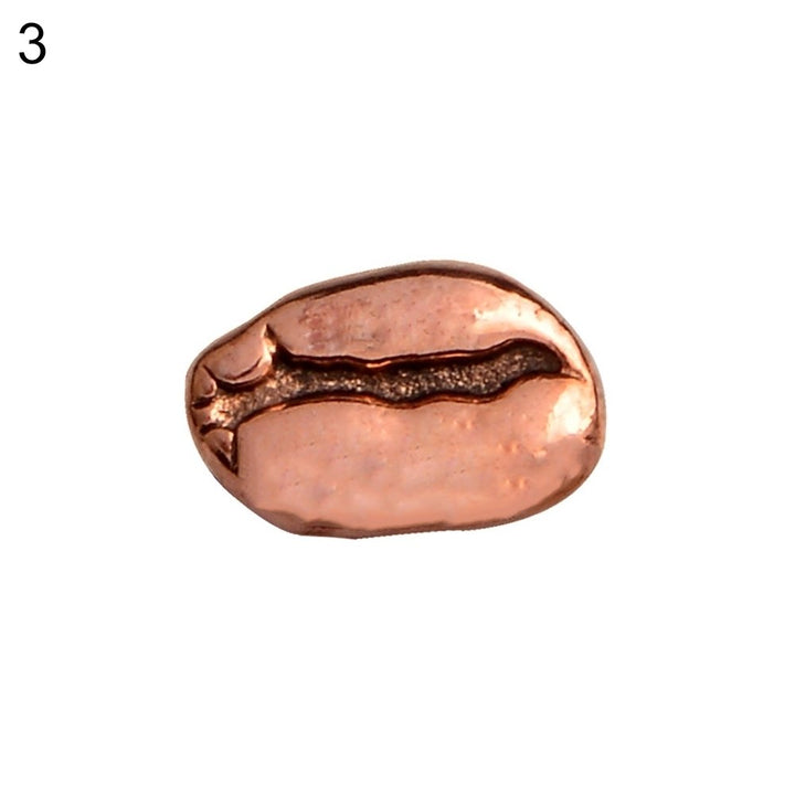 Men Women Coffee Bean Brooch Lapel Pin Denim Collar Shirt Badge Jewlery Decor Image 2