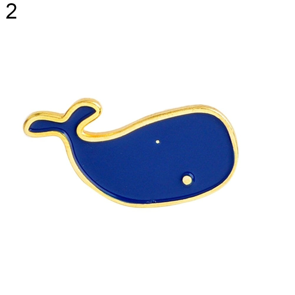 Fashion Unisex Shark Lapel Brooch Pin Badge Enamel Jacket Denim Coat Jewelry Image 2
