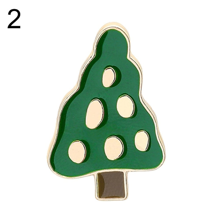 Men Women Green Tree Leaf Enamel Brooch Pin Breastpin Scarf Hat Jewelry Gift Image 3