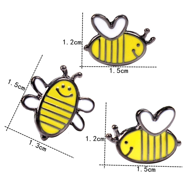 Cute Women Honeybee Enamel Brooch Pin Clothing Collar Scarf Bag Jewelry Gift Image 6