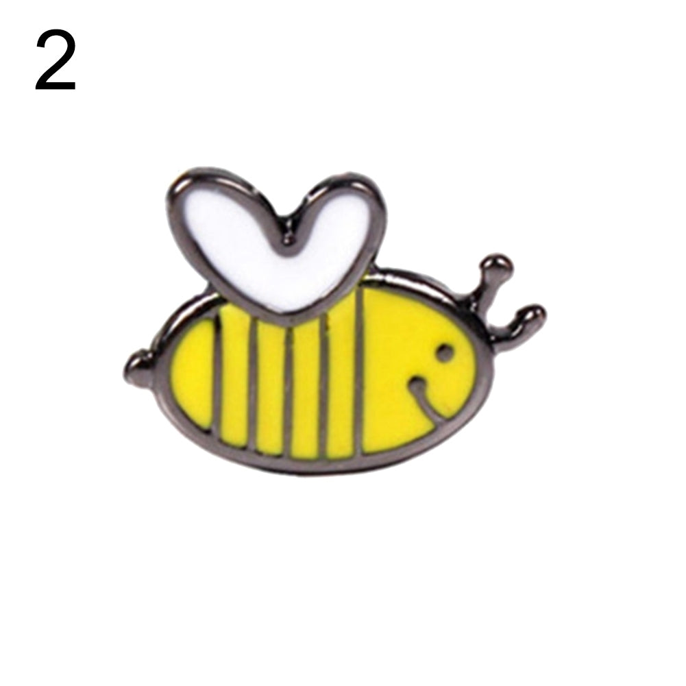 Cute Women Honeybee Enamel Brooch Pin Clothing Collar Scarf Bag Jewelry Gift Image 8