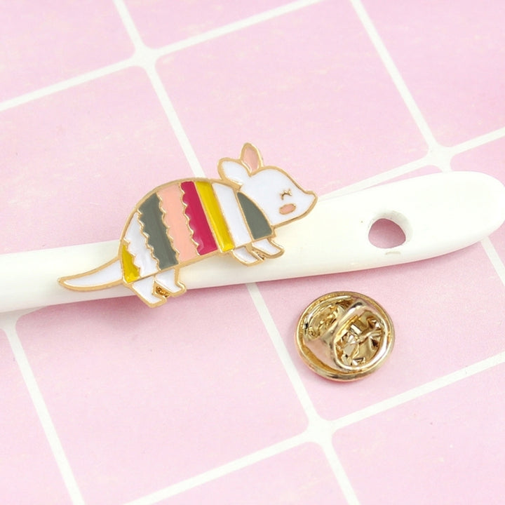 Cute Cartoon Rainbow Mouse Enamel Badge Lapel Brooch Pin Clothes Jewelry Decor Image 7