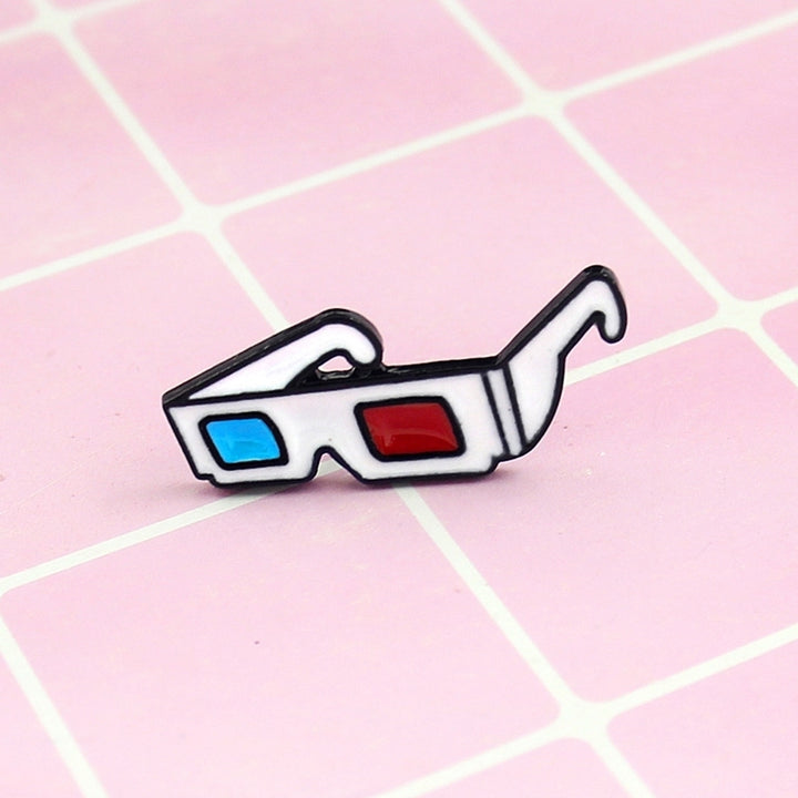 Fashion 3D Sunglasses Badge Collar Lapel Brooch Pin Clothes Jewelry Bag Decor Image 8