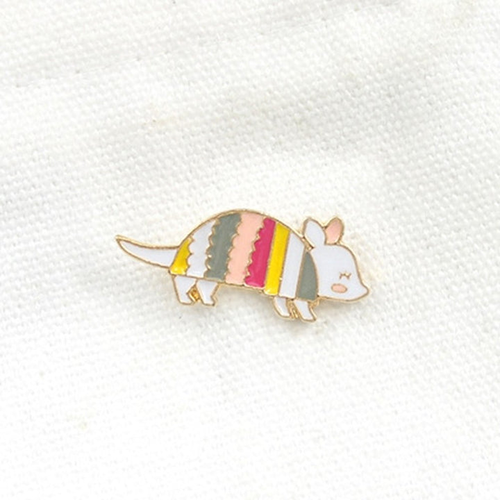 Cute Cartoon Rainbow Mouse Enamel Badge Lapel Brooch Pin Clothes Jewelry Decor Image 9