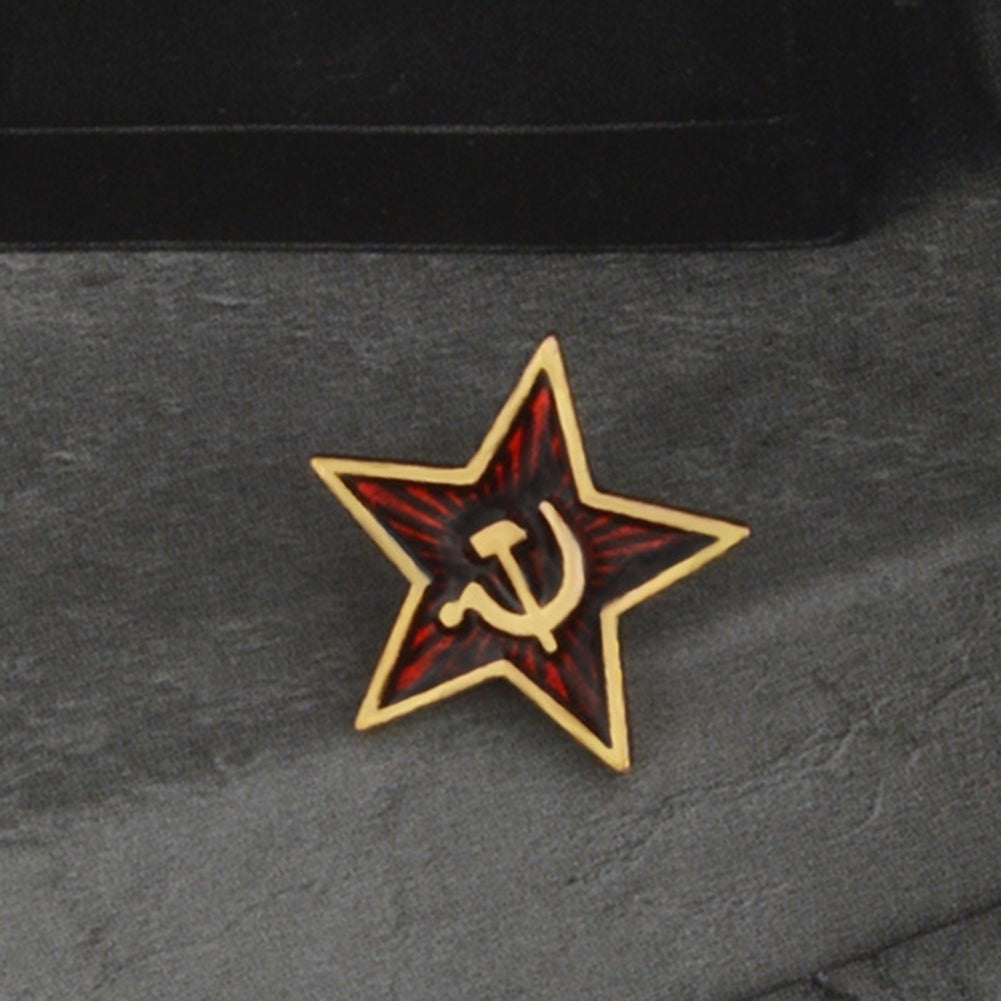 Unisex Star Hammer Sickle Communism Symbol Enamel Brooch Pin Lapel Collar Badge Image 4