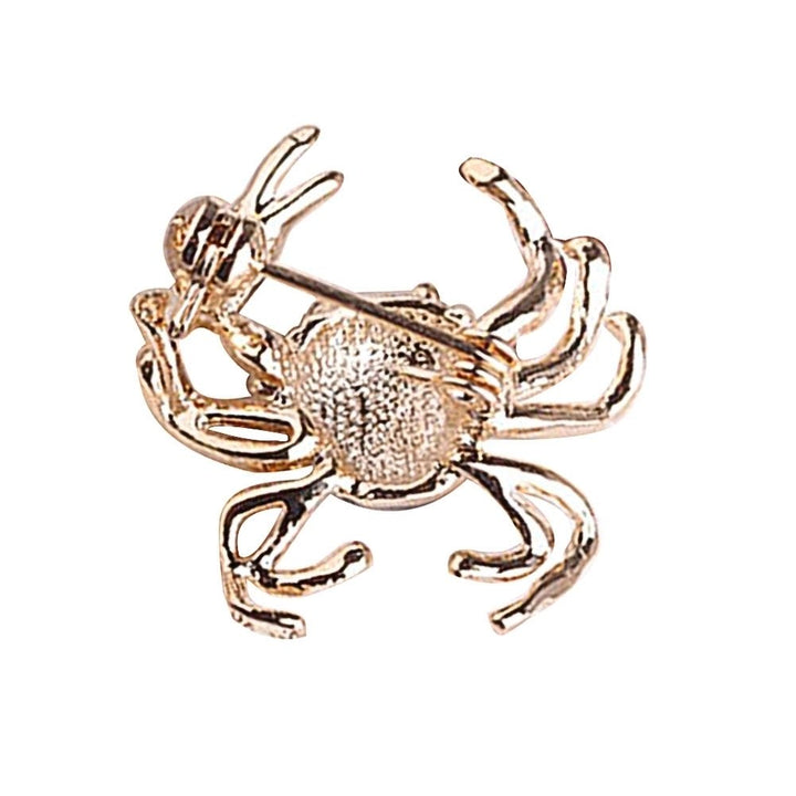 Cute Women Crab Shape Enamel Brooch Pin Shirt Sweater Neck Clip Backpack Badge Image 6