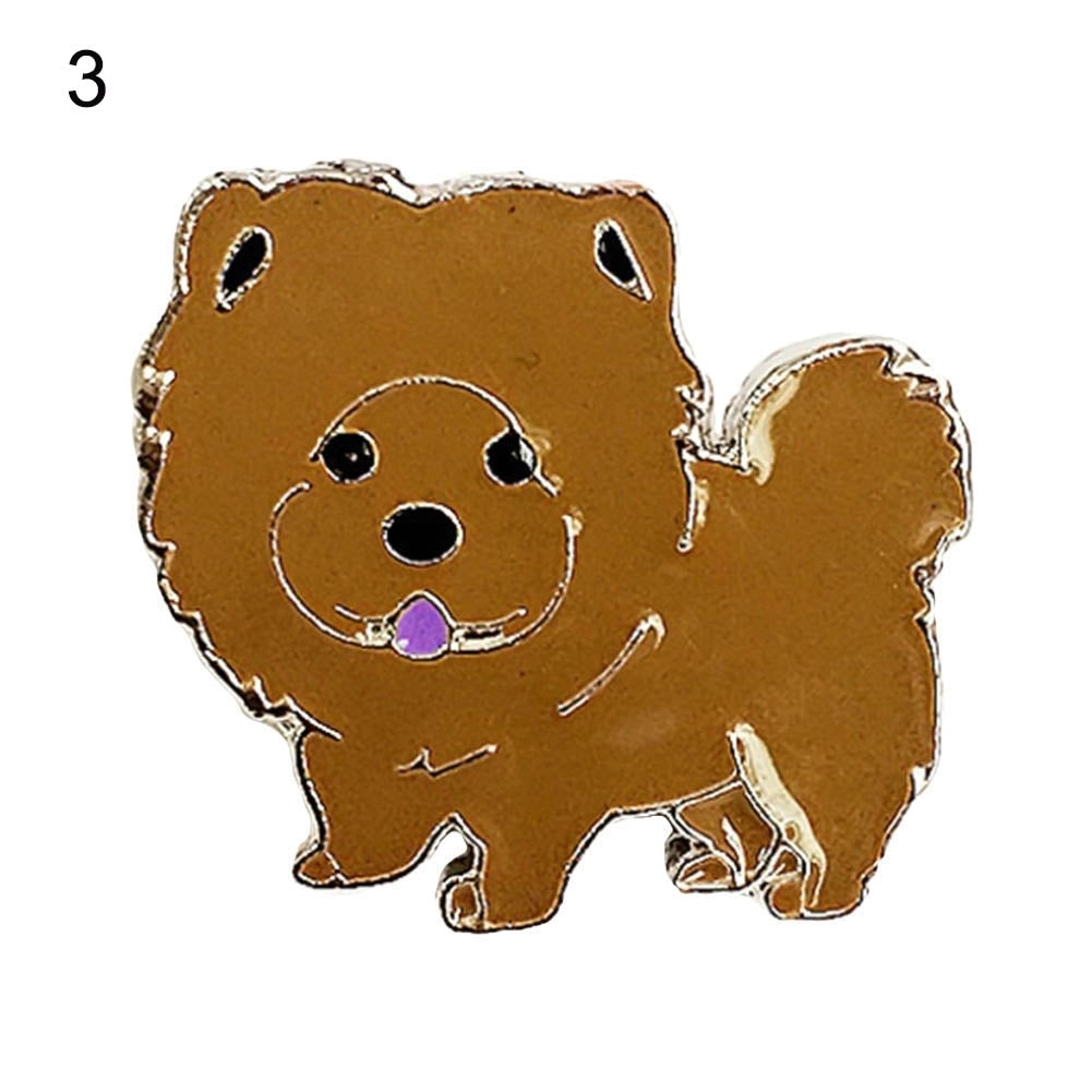 Cute Animal Pet Dog Enamel Brooch Pin Badge Shirt Jacket Collar Jewelry Gift Image 4