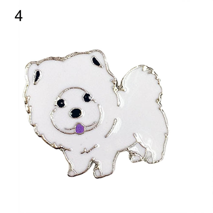 Cute Animal Pet Dog Enamel Brooch Pin Badge Shirt Jacket Collar Jewelry Gift Image 4