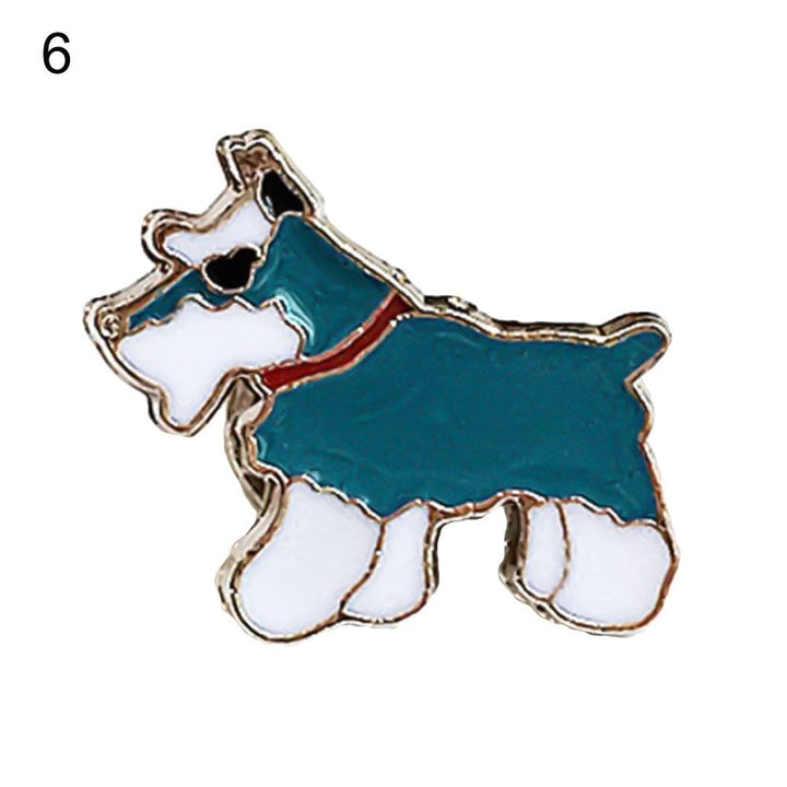 Cute Animal Pet Dog Enamel Brooch Pin Badge Shirt Jacket Collar Jewelry Gift Image 1