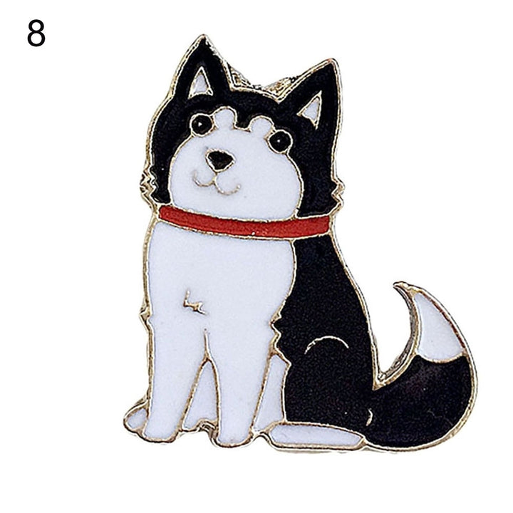 Cute Animal Pet Dog Enamel Brooch Pin Badge Shirt Jacket Collar Jewelry Gift Image 9