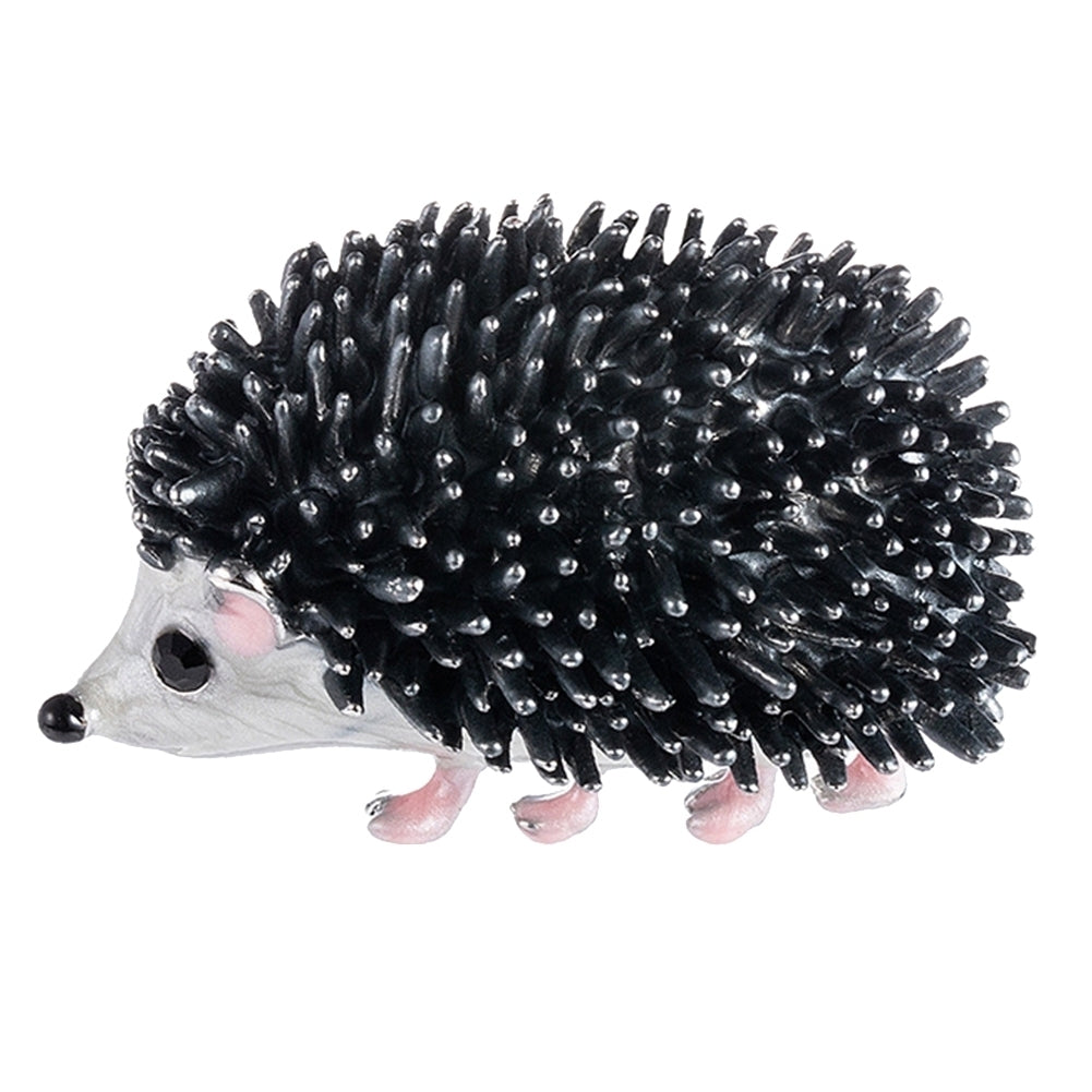 Cute Hedgehog Shape Brooch Pin Women Enamel Animal Jewelry Backpack Jacket Decor Image 1