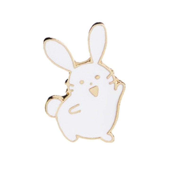 Cute Women Cartoon Rabbit Brooch Pin Enamel Denim Backpack Badge Jewelry Gift Image 6