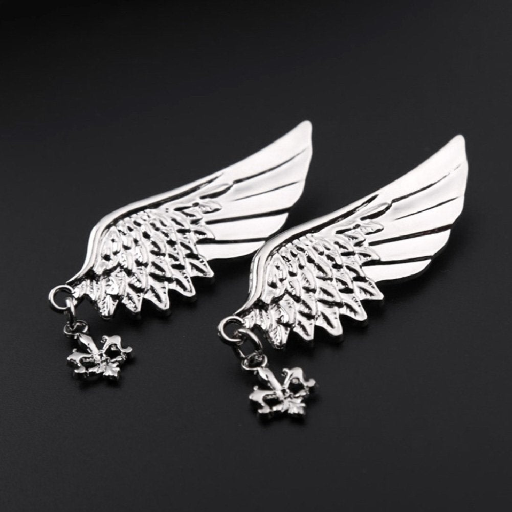 Retro Alloy Single Wing Shape Brooch Pin Men Jewelry Decor Clothes Accessories Image 11