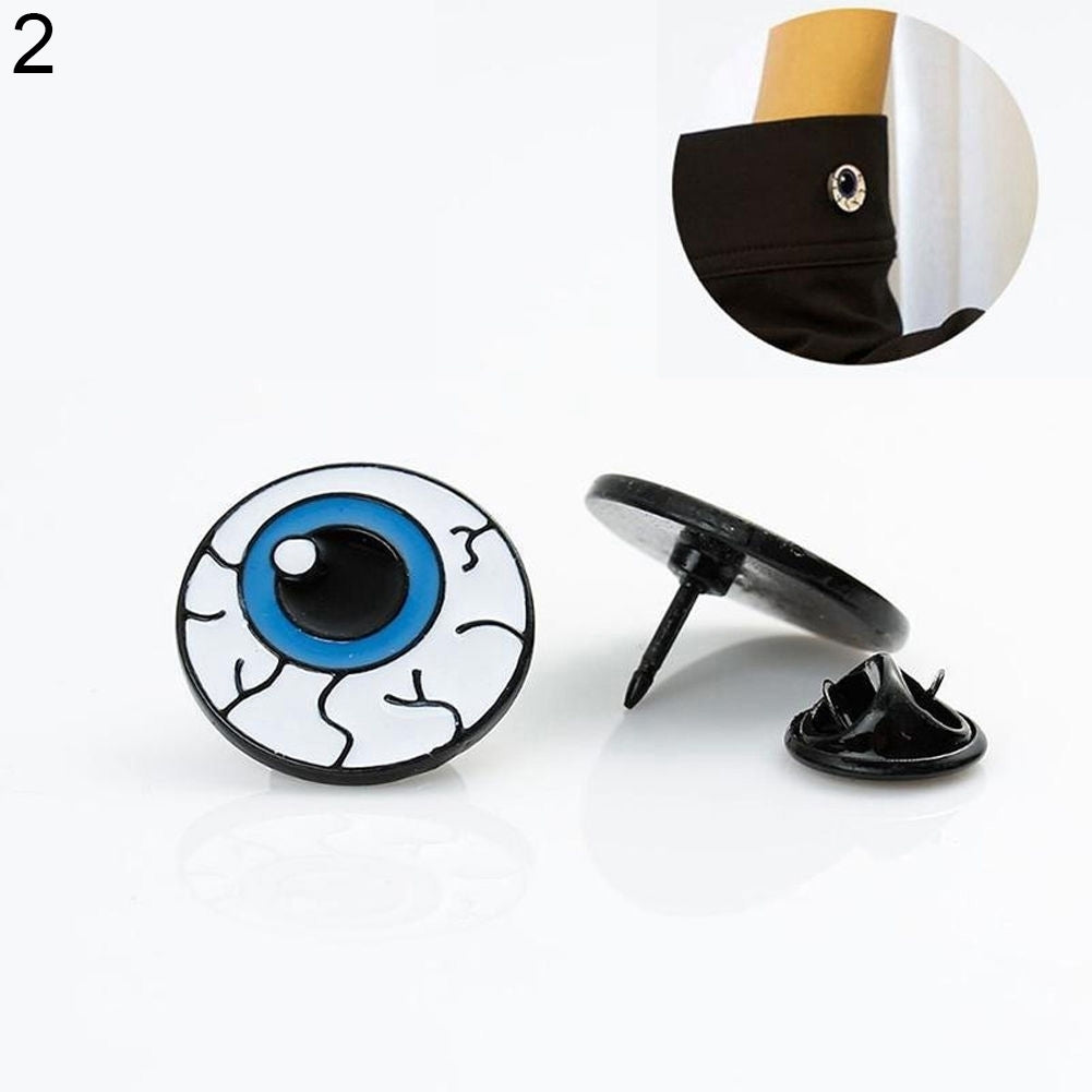 Funny Cute Creative Organ Brain Eye Enamel Badge Shirt Collar Brooch Pin Jewelry Image 3