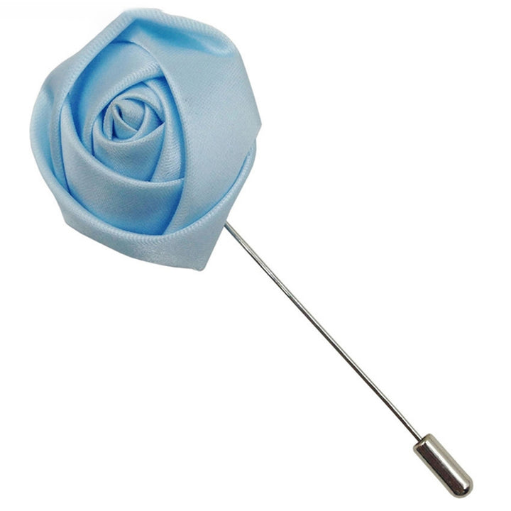 Brooch Pin Rose Design Eye-catching Cloth Boutonniere Brooch for Men Image 10