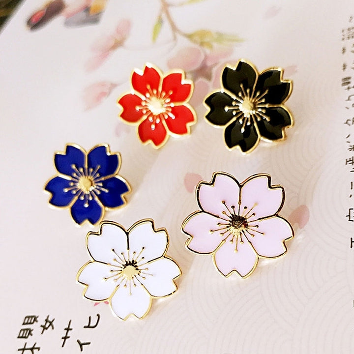 Fashion Flower Metal Brooch Pin Women Sweater Shirt Collar Badge Decor Jewelry Image 1