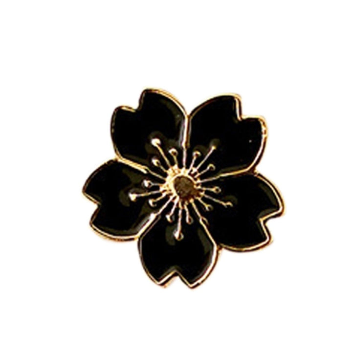 Fashion Flower Metal Brooch Pin Women Sweater Shirt Collar Badge Decor Jewelry Image 2