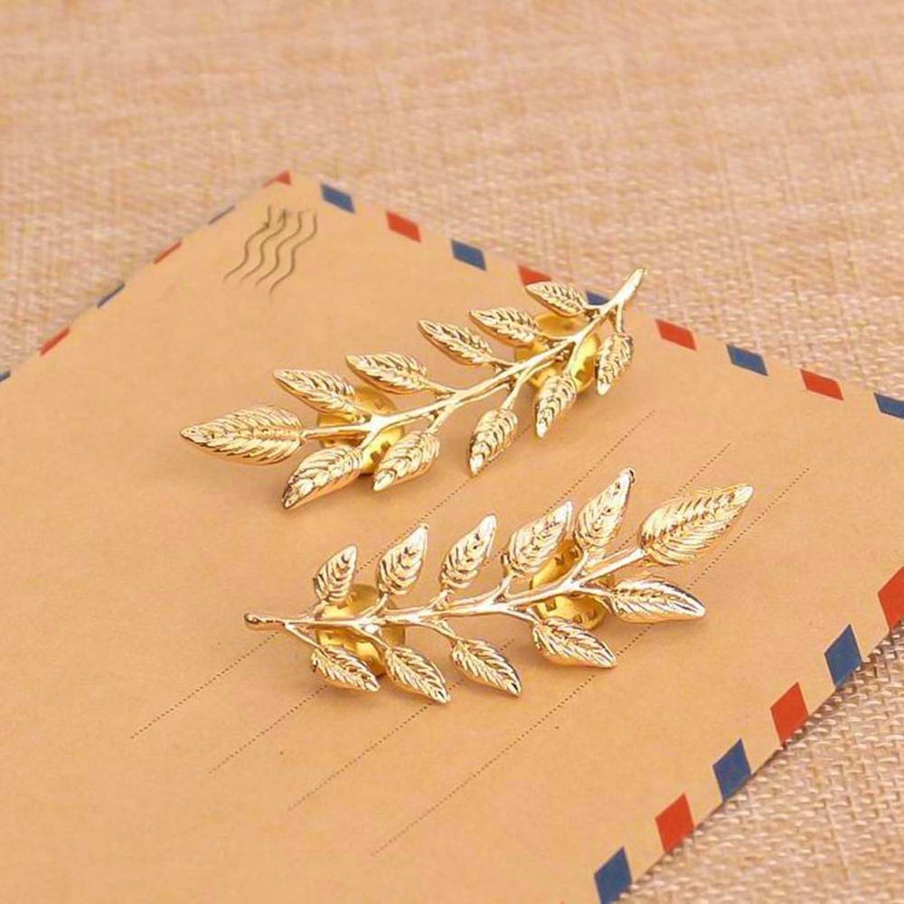 1 Pair Lapel Pin Lightweight Strong Construction Smooth Surface Dress Lapel Brooch for Evening Party Image 2