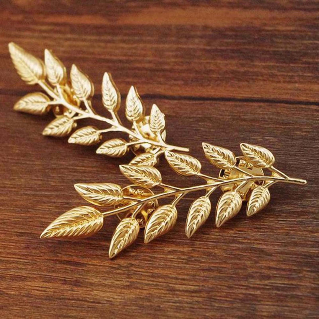 1 Pair Lapel Pin Lightweight Strong Construction Smooth Surface Dress Lapel Brooch for Evening Party Image 3