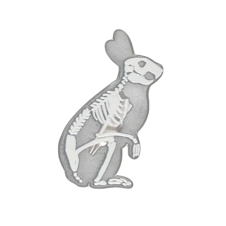 Unisex Transparent Pig Rabbit Penguin Resin Animal Brooch Pin Bag Badge Gift Image 4