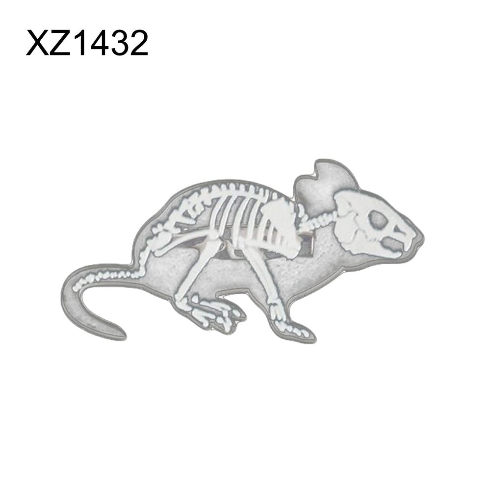 Unisex Transparent Pig Rabbit Penguin Resin Animal Brooch Pin Bag Badge Gift Image 6