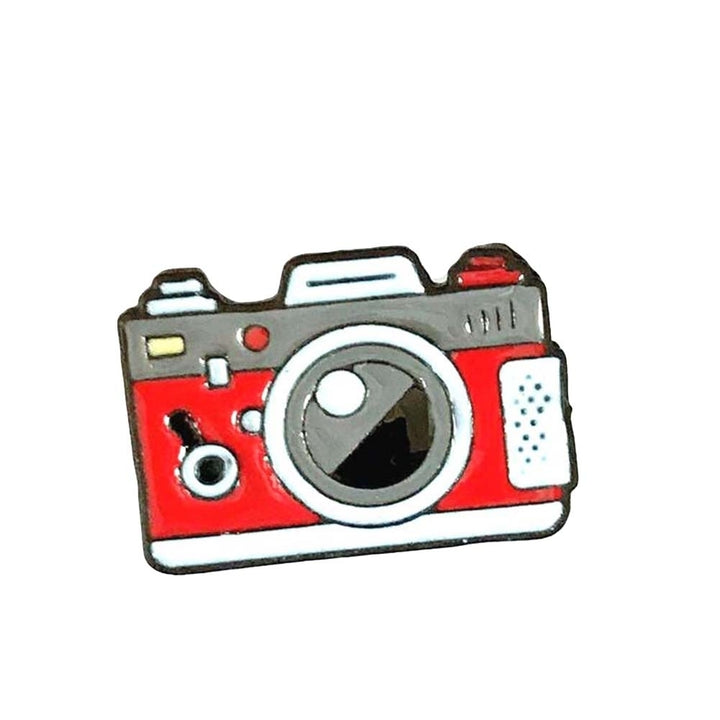 Men Women Camera Shape Enamel Brooch Pin Corsage Jacket Bag Badge Accessory Image 2