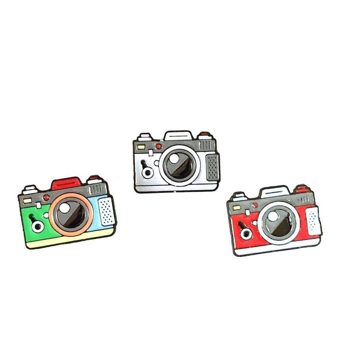 Men Women Camera Shape Enamel Brooch Pin Corsage Jacket Bag Badge Accessory Image 7