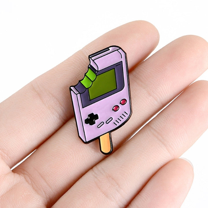 Fashion Ice Cream Shape Game Machine Enamel Brooch Pin Bag Hat Badge Accessory Image 11