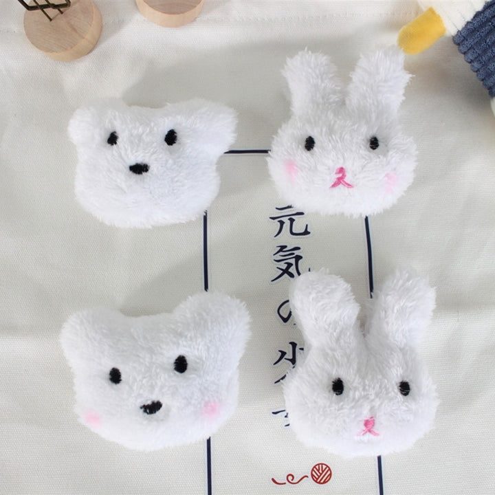 Lovely Rabbit Bear Plush Doll Brooch Pin Bag Decoration Jacket Lapel Accessory Image 8