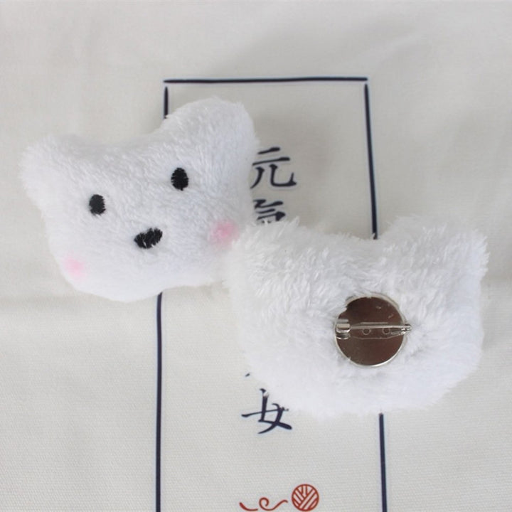 Lovely Rabbit Bear Plush Doll Brooch Pin Bag Decoration Jacket Lapel Accessory Image 11