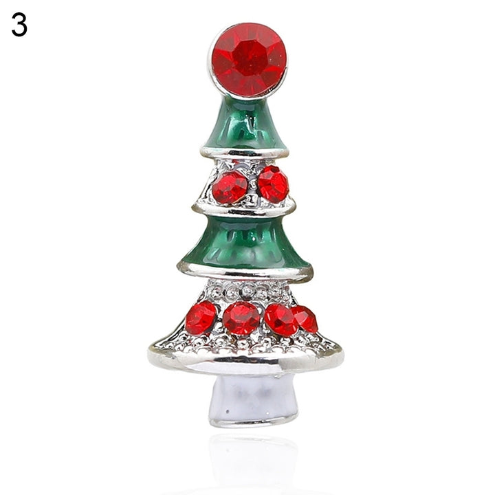 Cute Alloy Christmas Xmas Tree Santa Claus Stocking Hat Brooch Pin Jewelry Gift Image 6