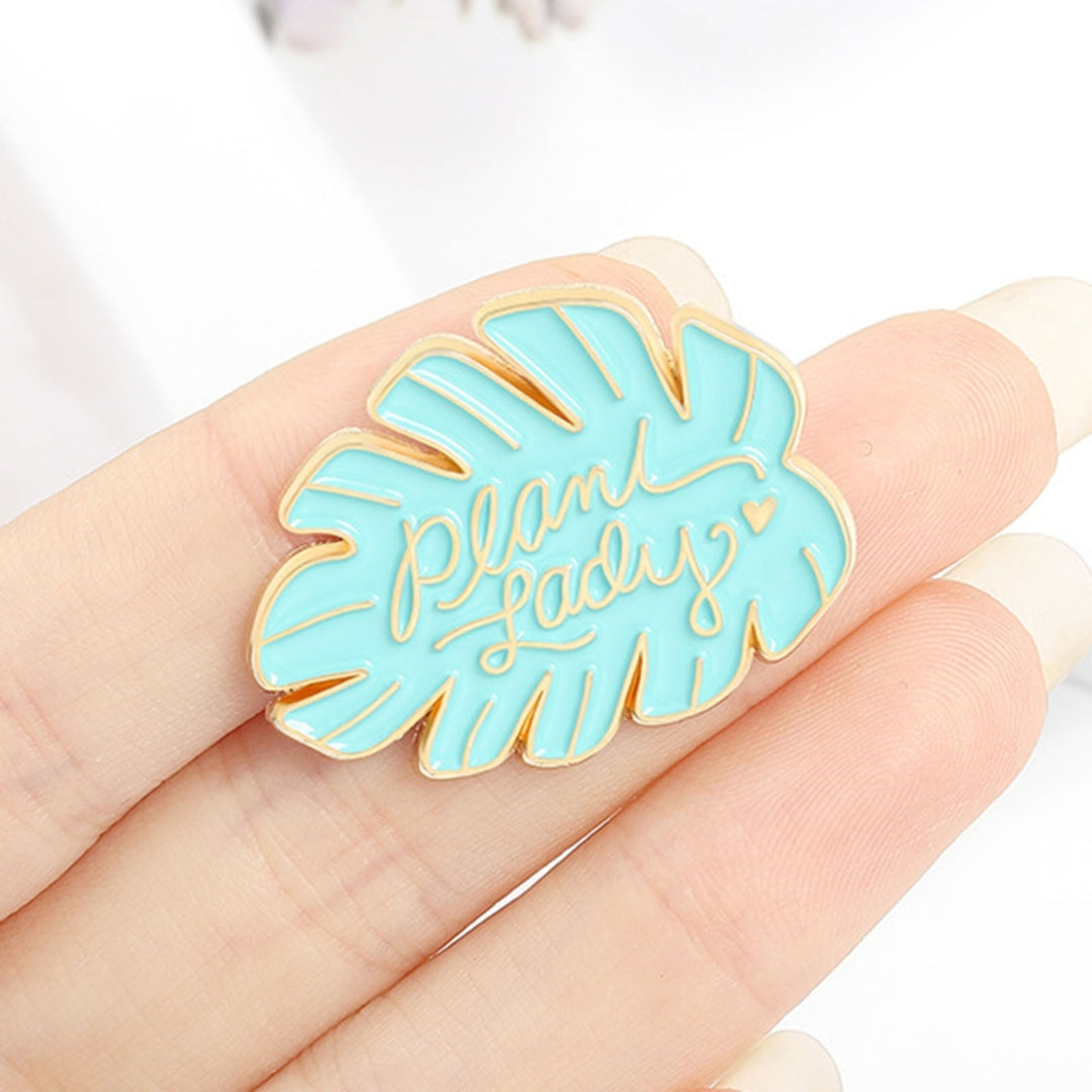 Cartoon Enamel Pin Leaf Brooch Shirt Lapel Badge Clothes Accessory Jewelry Gift Image 7