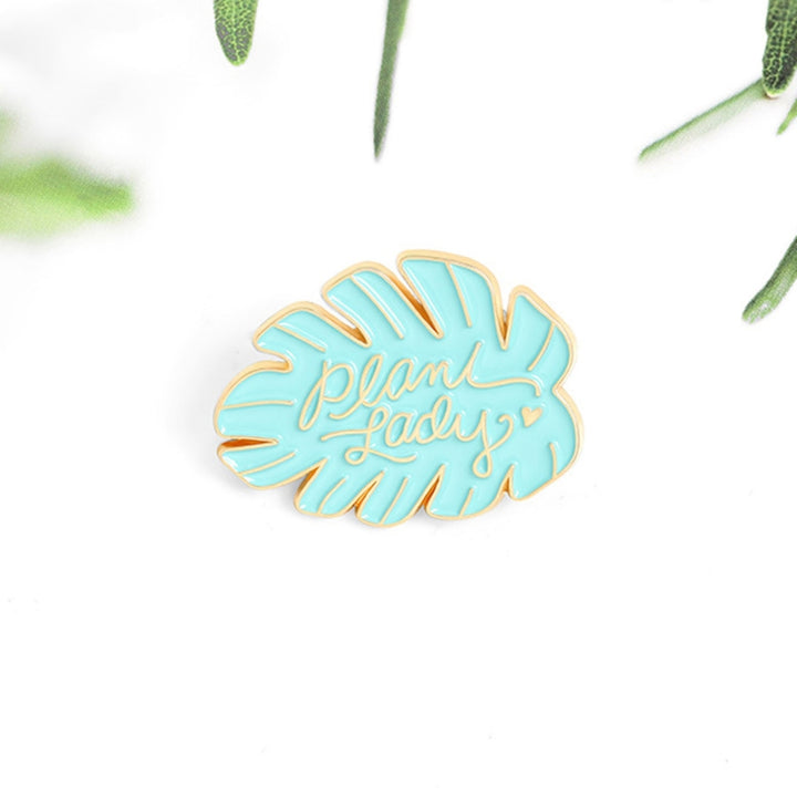 Cartoon Enamel Pin Leaf Brooch Shirt Lapel Badge Clothes Accessory Jewelry Gift Image 8