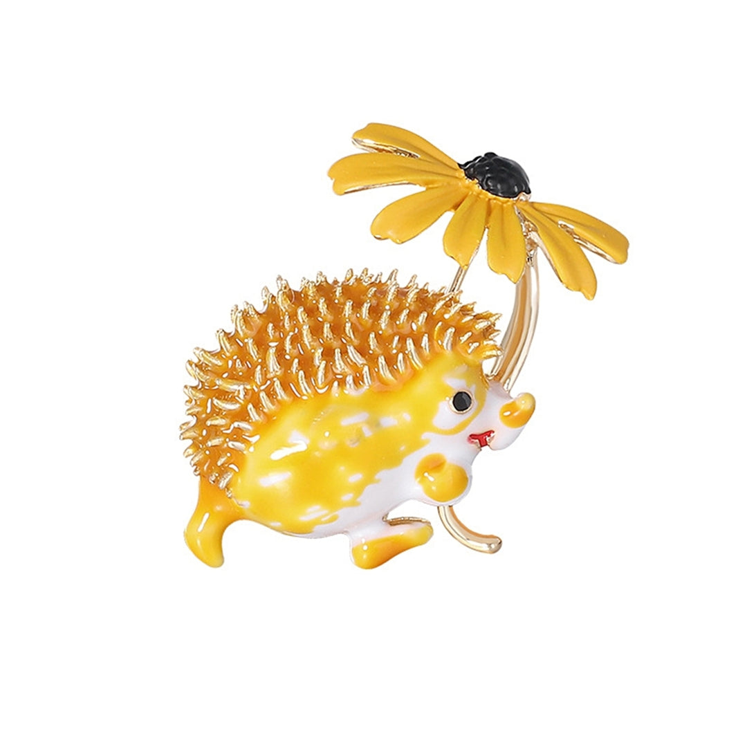 Creative Hedgehog Flower Shape Brooch Pin Clothes Bag Jewelry Accessory Gift Image 9