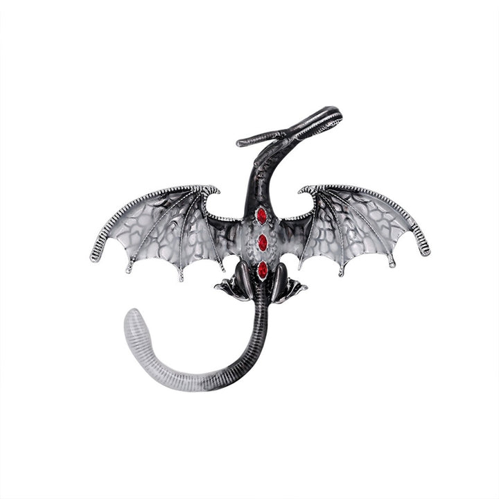 Punk Dragon Flying Shape Brooch Pin Lapel Clothes Bag Jewelry Accessory Gift Image 9