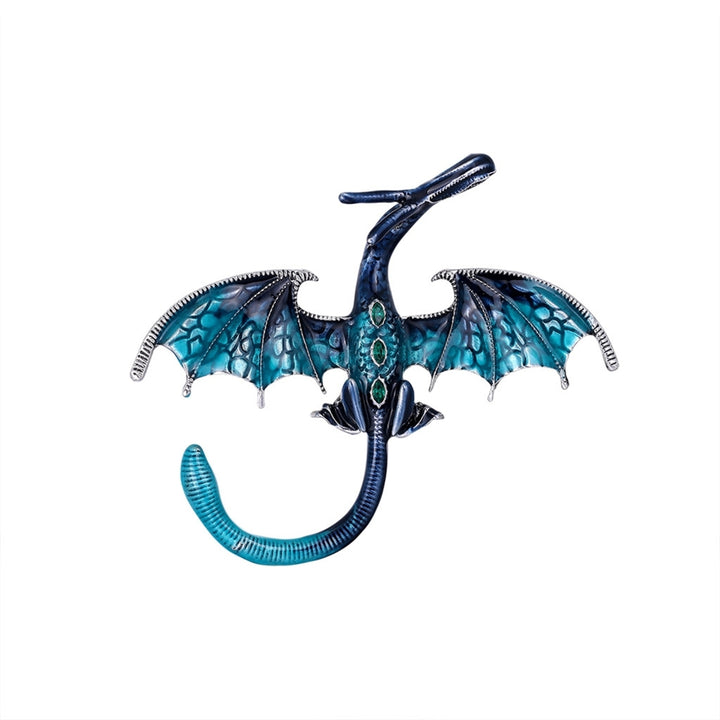 Punk Dragon Flying Shape Brooch Pin Lapel Clothes Bag Jewelry Accessory Gift Image 10